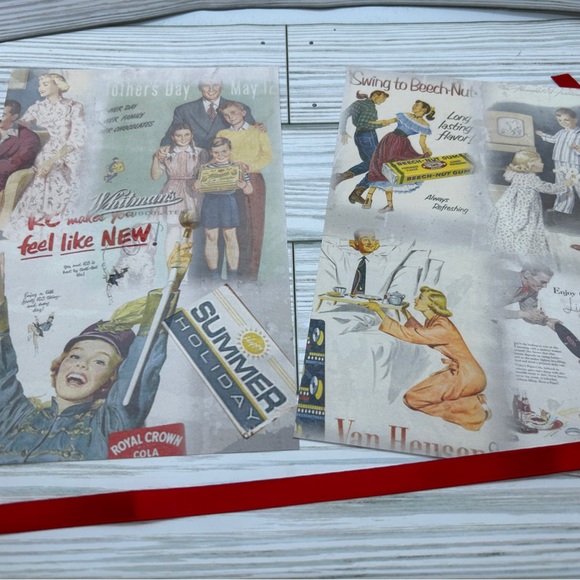 Junk Journal Ephemera Kit Retro Advertising scrapbooking mixed media - Picture 5 of 7